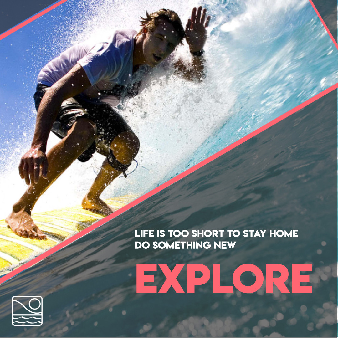 Longboard surfing